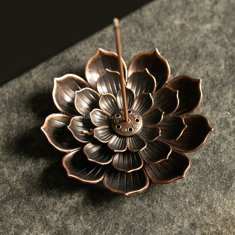 Home Fragrance Incense - Paduan Garis Pembakar Dupa Lotus Dupa