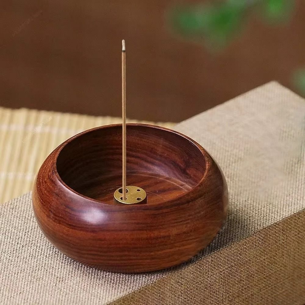 Home Fragrance Miniso - Tempat Dupa Mini Kayu Tipe Mangkuk