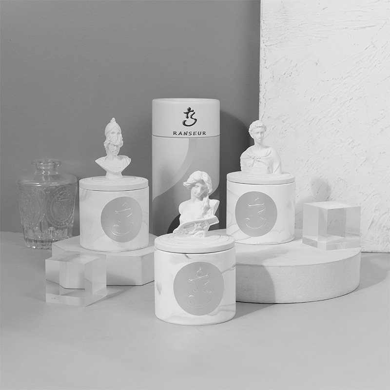 Home Fragrance Piano - Cangkir Plester Lilin Aromaterapi Cangkir Patung