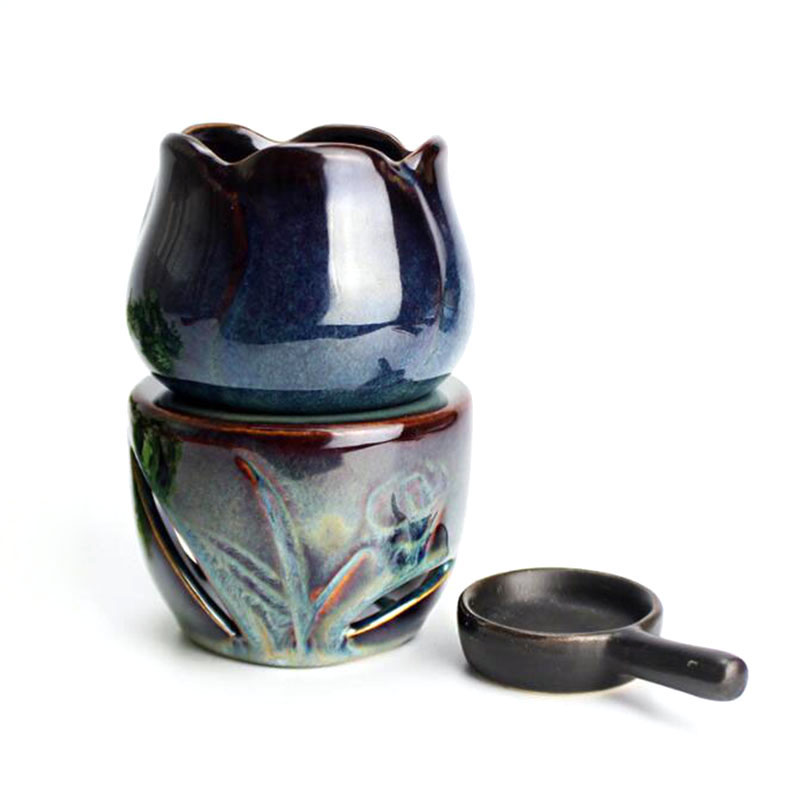 Ceramic Oil Burner - Kapasitas Besar Disambung Aroma Pembakar Lilin