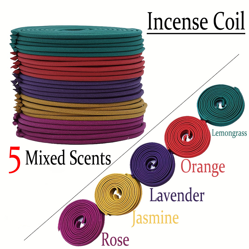 Home Fragrance Jasmine & Yuzu Porcelain Diffuser - Set Campuran Dupa Spiral Klasik Berkualitas