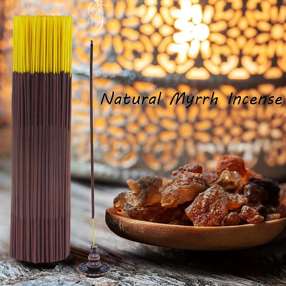 Home Fragrance Incense - 0/120/280 Buah, Dupa Myrrh Alami, Cocok
