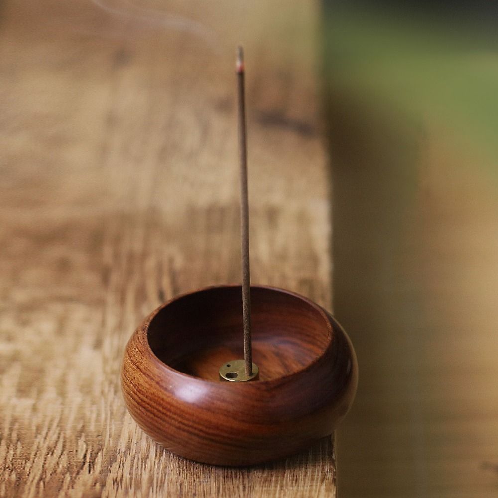 Tempat Dupa Mini Kayu 4 Lubang - Home Fragrance Miniso ulasan dan harga