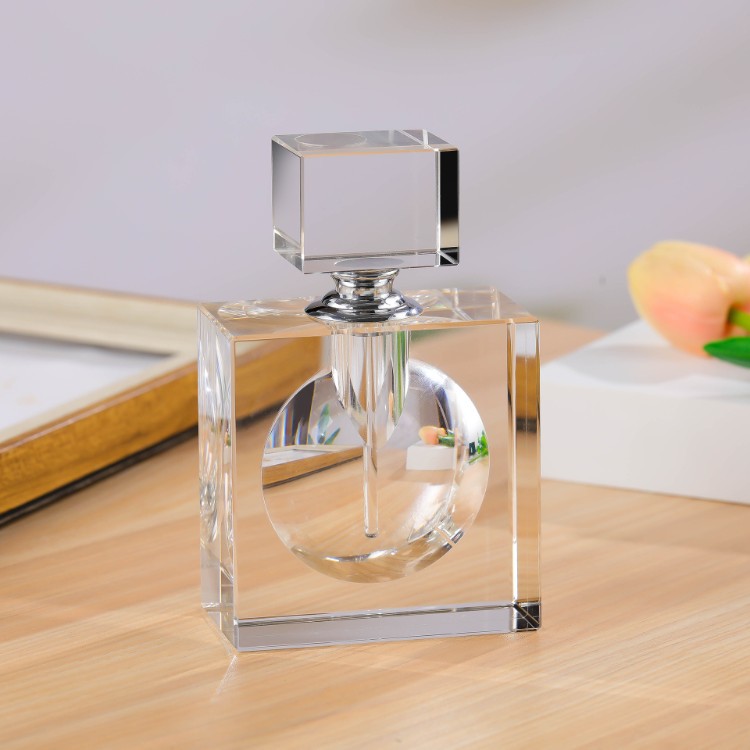 Botol Parfum Kristal Persegi K - Home Fragrance Bottle ulasan dan harga