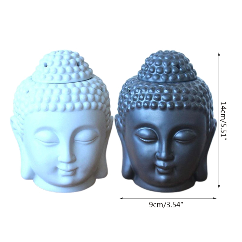 Lampu aromaterapi kepala Buddh - Ceramic Oil Burner ulasan dan harga