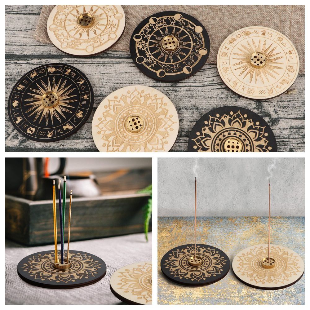 Tempat Dupa Kayu Baru 10cm den - Home Fragrance Incense ulasan dan harga