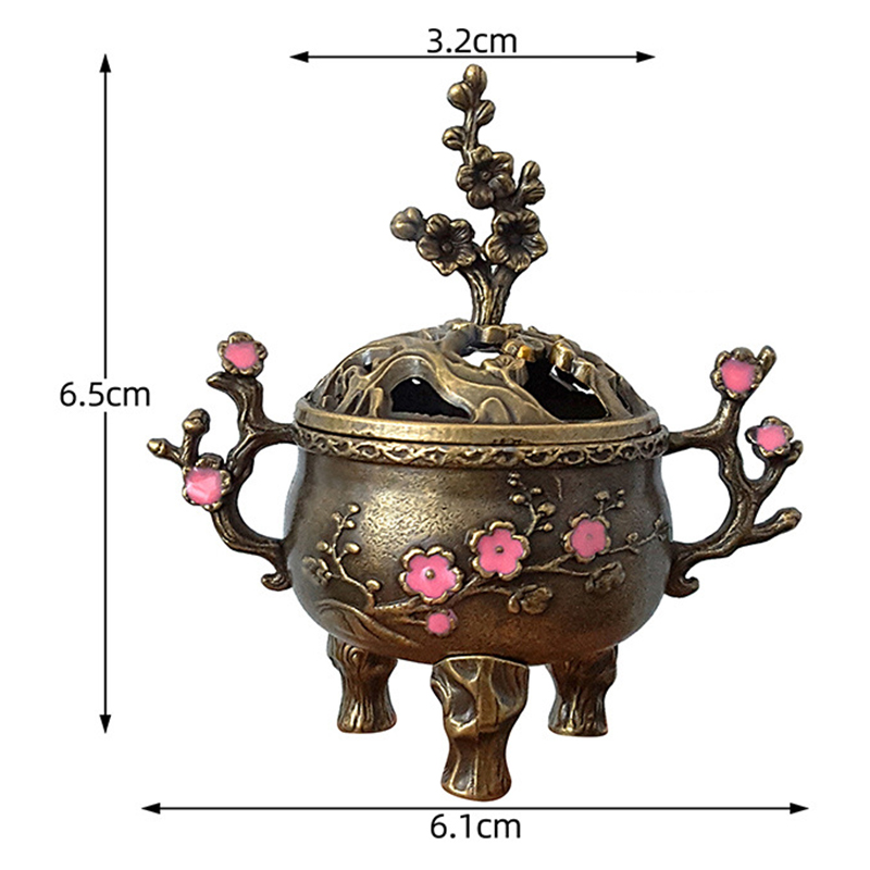 Pembakar Dupa Mini Motif Bunga - Home Fragrance Miniso ulasan dan harga