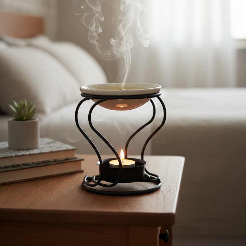 Pemanas Lilin Keramik Tealight - Ceramic Oil Burner ulasan dan harga