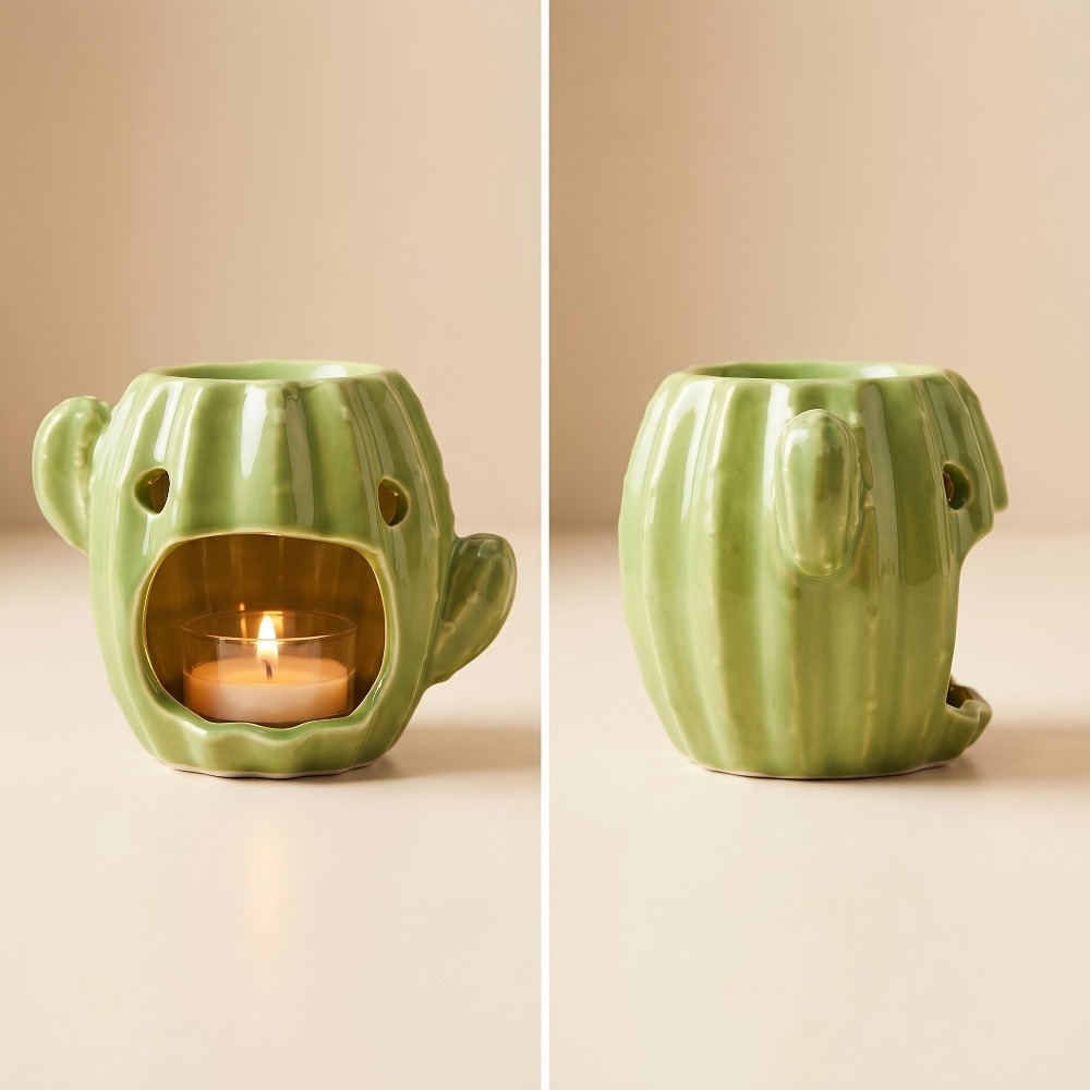 Pemanas Lilin Aromaterapi Bent - Ceramic Oil Burner ulasan dan harga