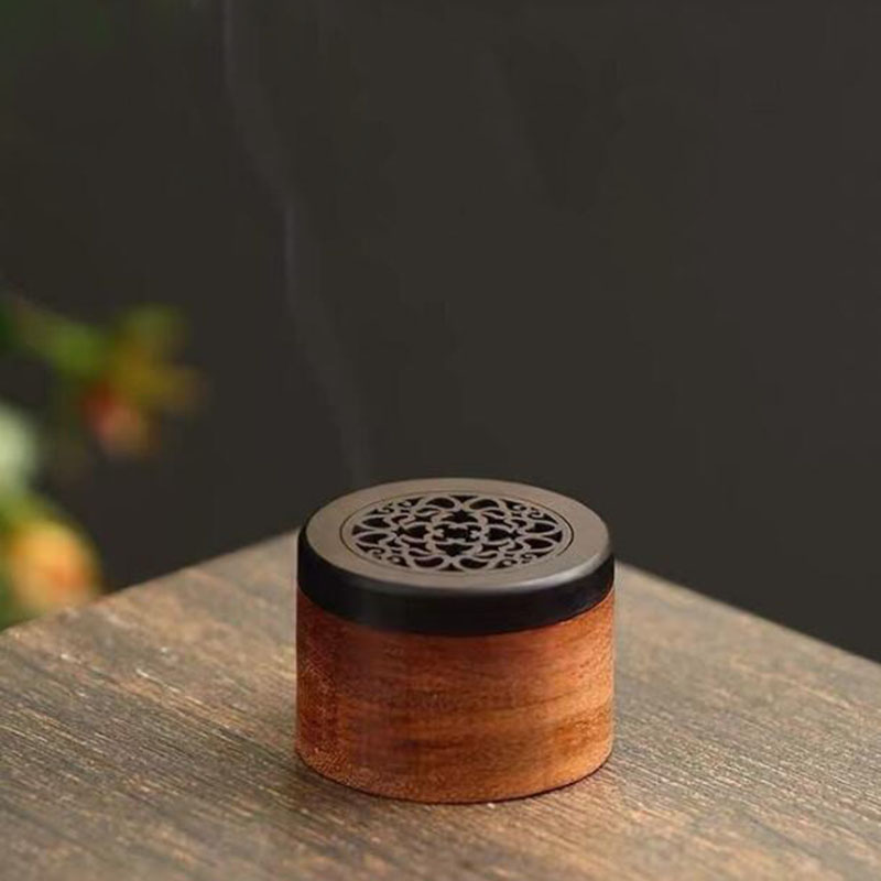 Kotak Dupa Kayu Solid Mini Ped - Home Fragrance Incense ulasan dan harga