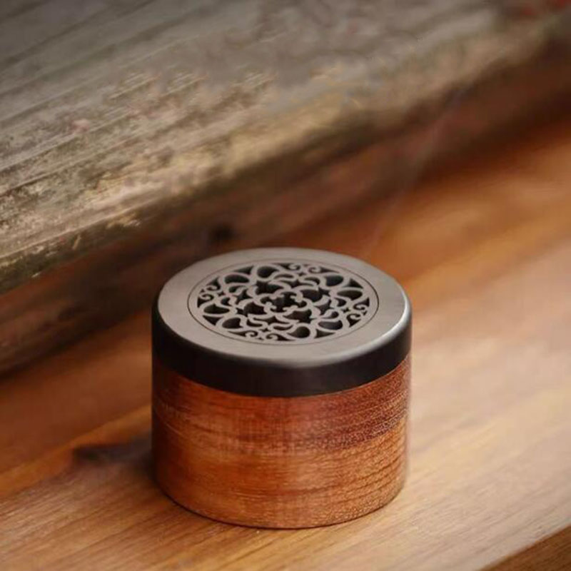 Kotak Dupa Kayu Solid Mini Ped - Home Fragrance Incense ulasan dan harga